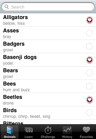 Screenshot Animal Sounds – A Tap N' Learn Game Screenshot Animal Sounds – A Tap N' Learn Game